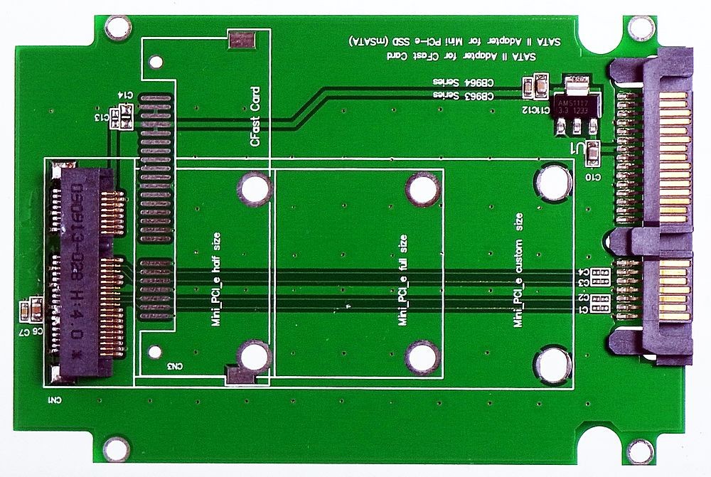 Msata и mini pci e отличия